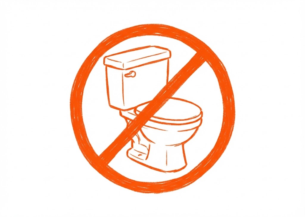 Pictogramme urgence débouchage WC et canalisation bloquée