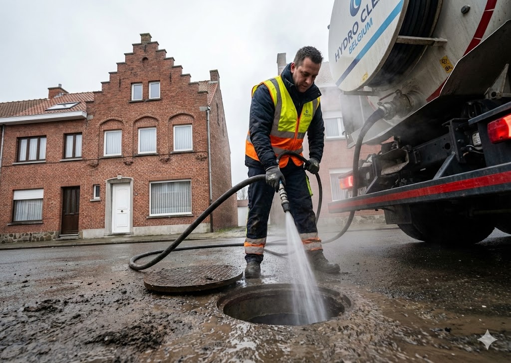 Outils professionnels de plomberie et assainissement pour réparation canalisation dans le Hainaut